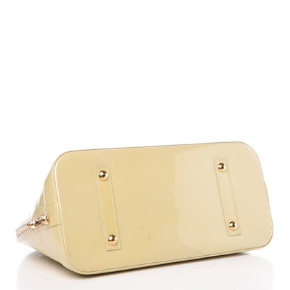 Louis Vuitton Vernis Alma GM Blanc Corail 4 of 10