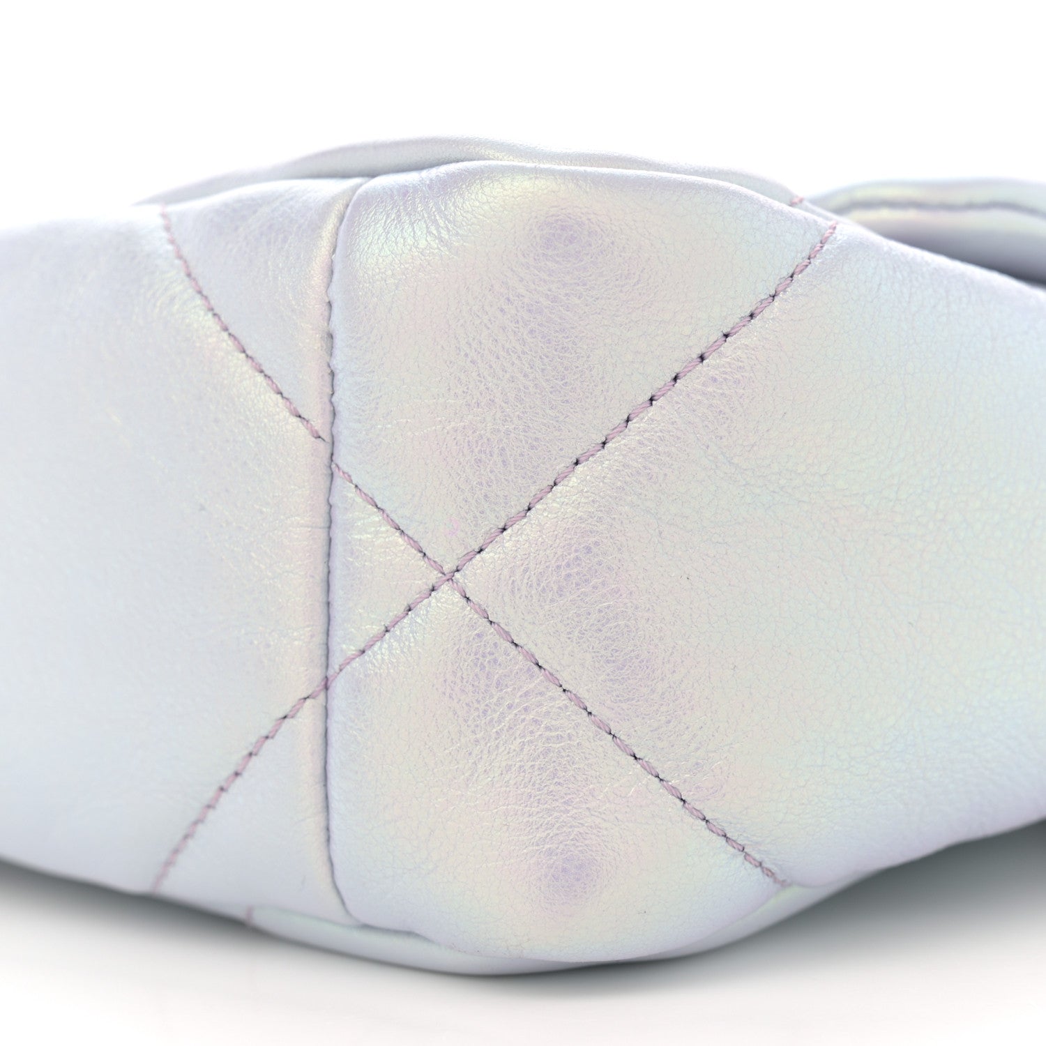 Chanel Iridescent Calfskin Quilted Medium Chanel 19 Flap Light Purple 10 of 12