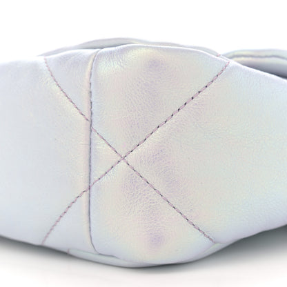 Chanel Iridescent Calfskin Quilted Medium Chanel 19 Flap Light Purple 10 of 12