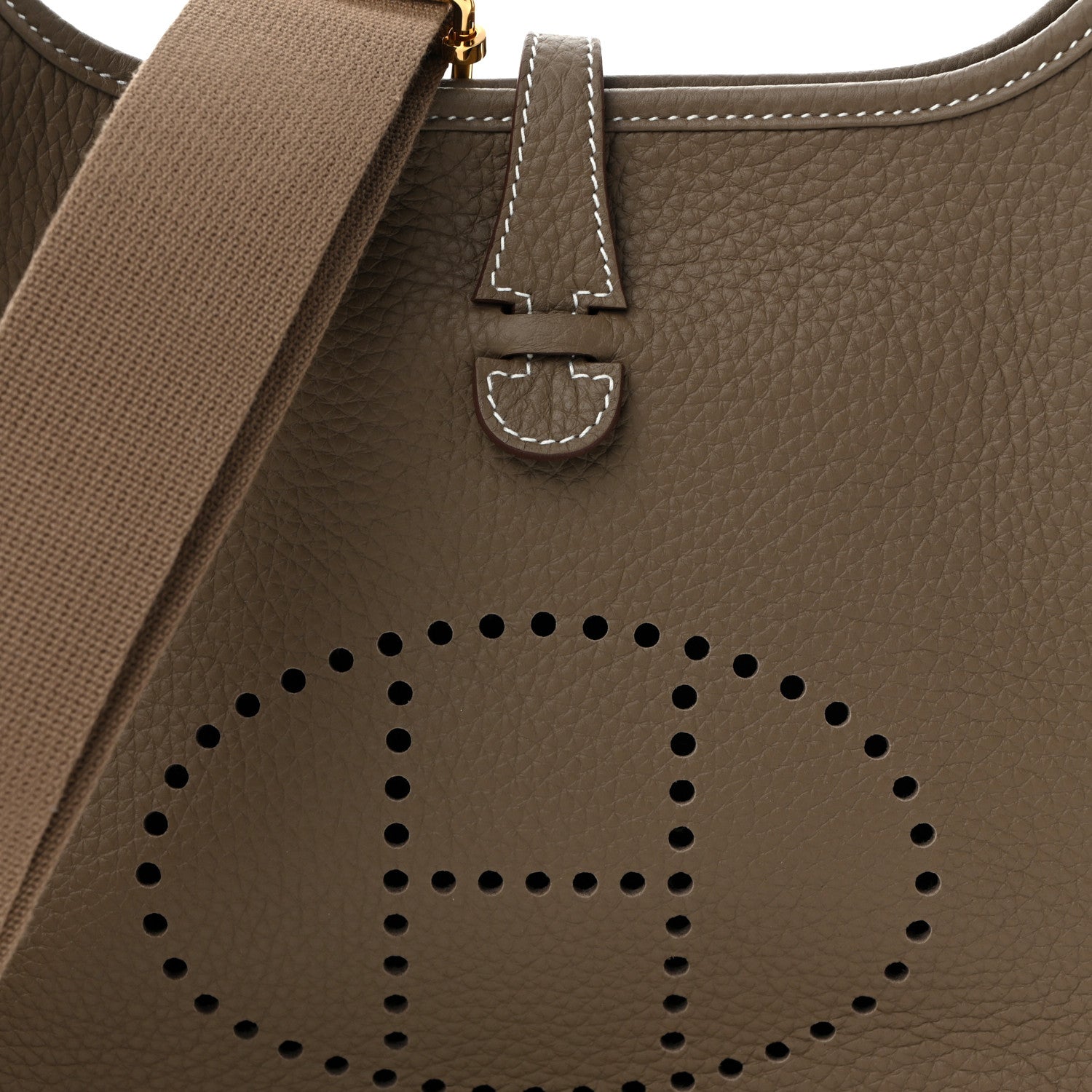 Hermes Taurillon Clemence Evelyne 23 Poche III Etoupe 8 of 11