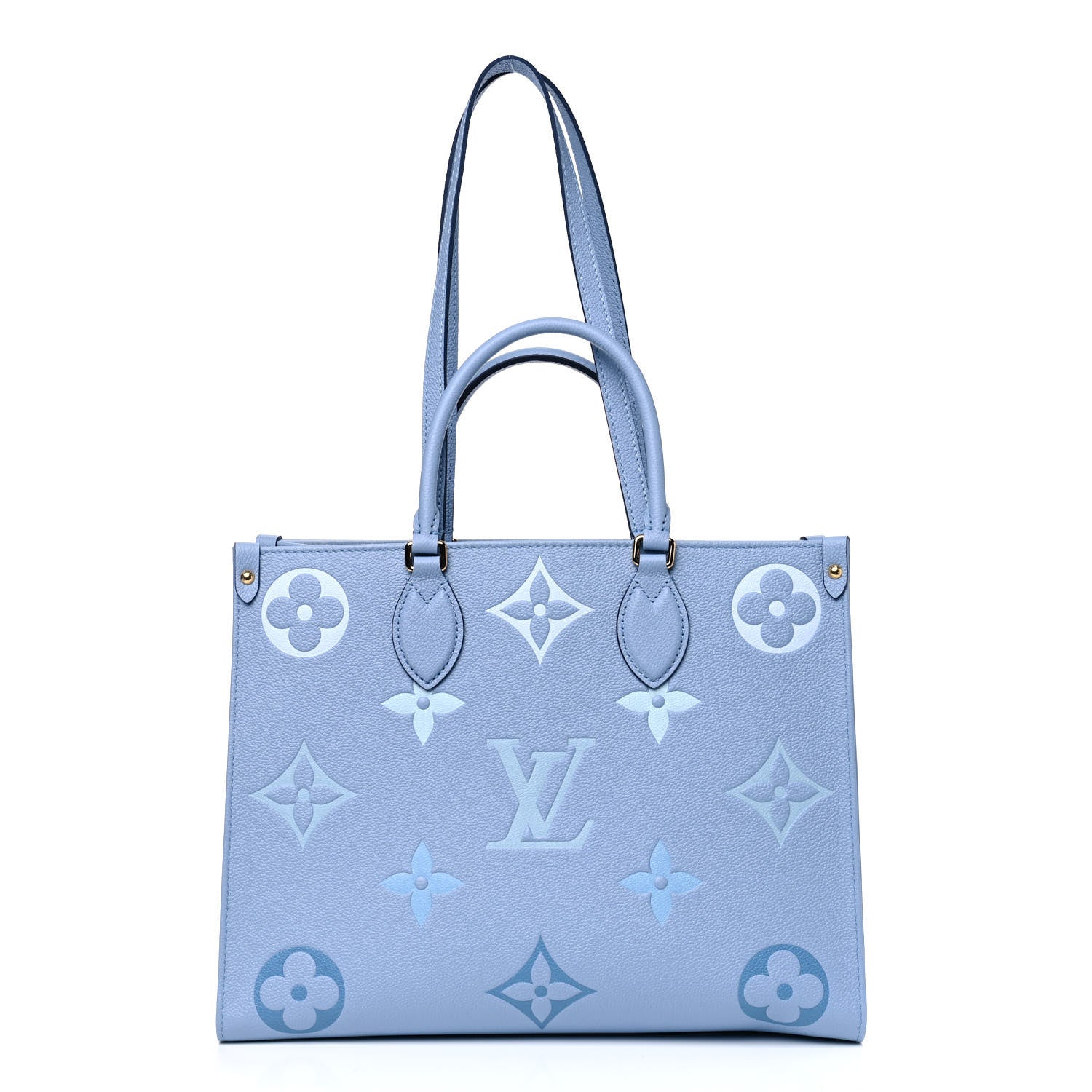 Louis Vuitton Empreinte Monogram Giant By The Pool Onthego MM Summer Blue 1 of 4