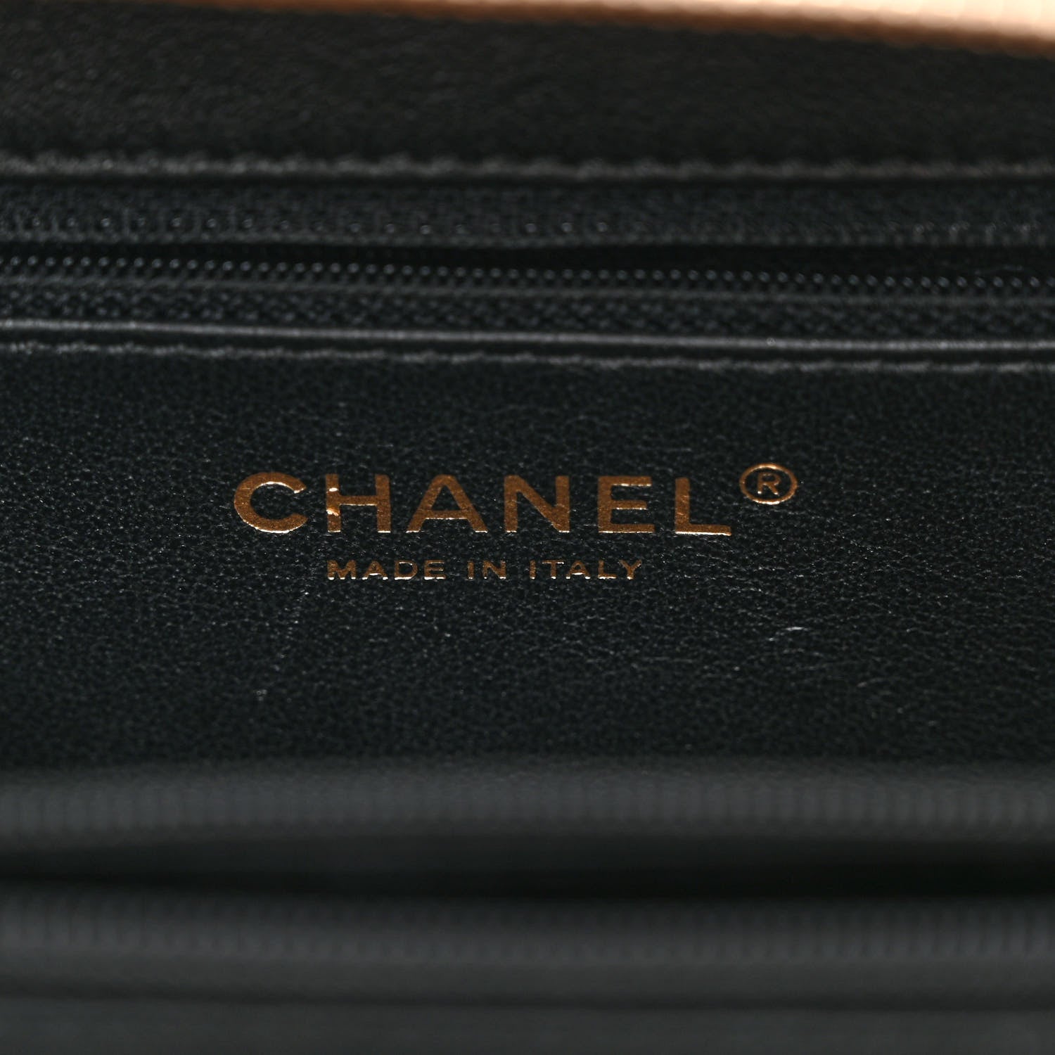 Chanel Caviar Quilted Medium CC Filigree Vanity Case Beige Black 6 of 10