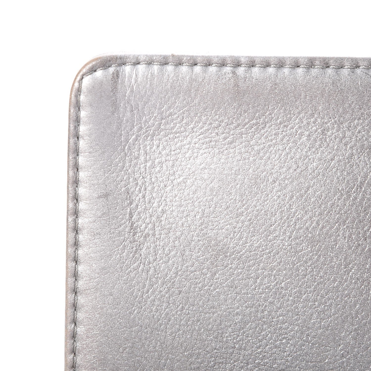 Chanel Metallic Calfskin Quilted Medium Boy Flap Silver 23 of 24