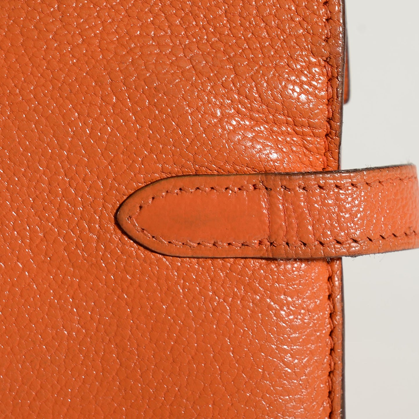 Chevre Mysore Kelly Longue Wallet Orange