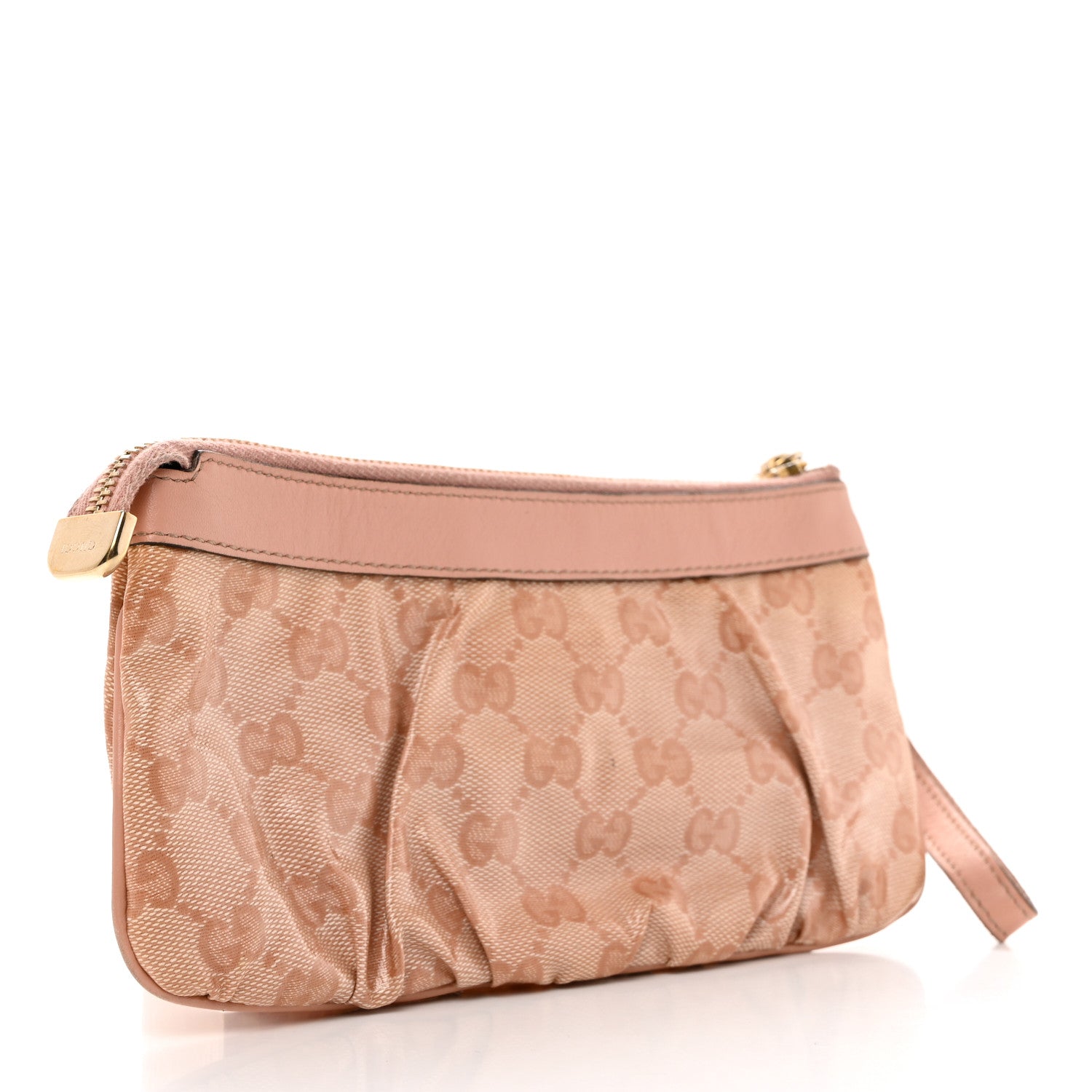 Gucci Crystal Monogram New Britt Wristlet Pink 3 of 10