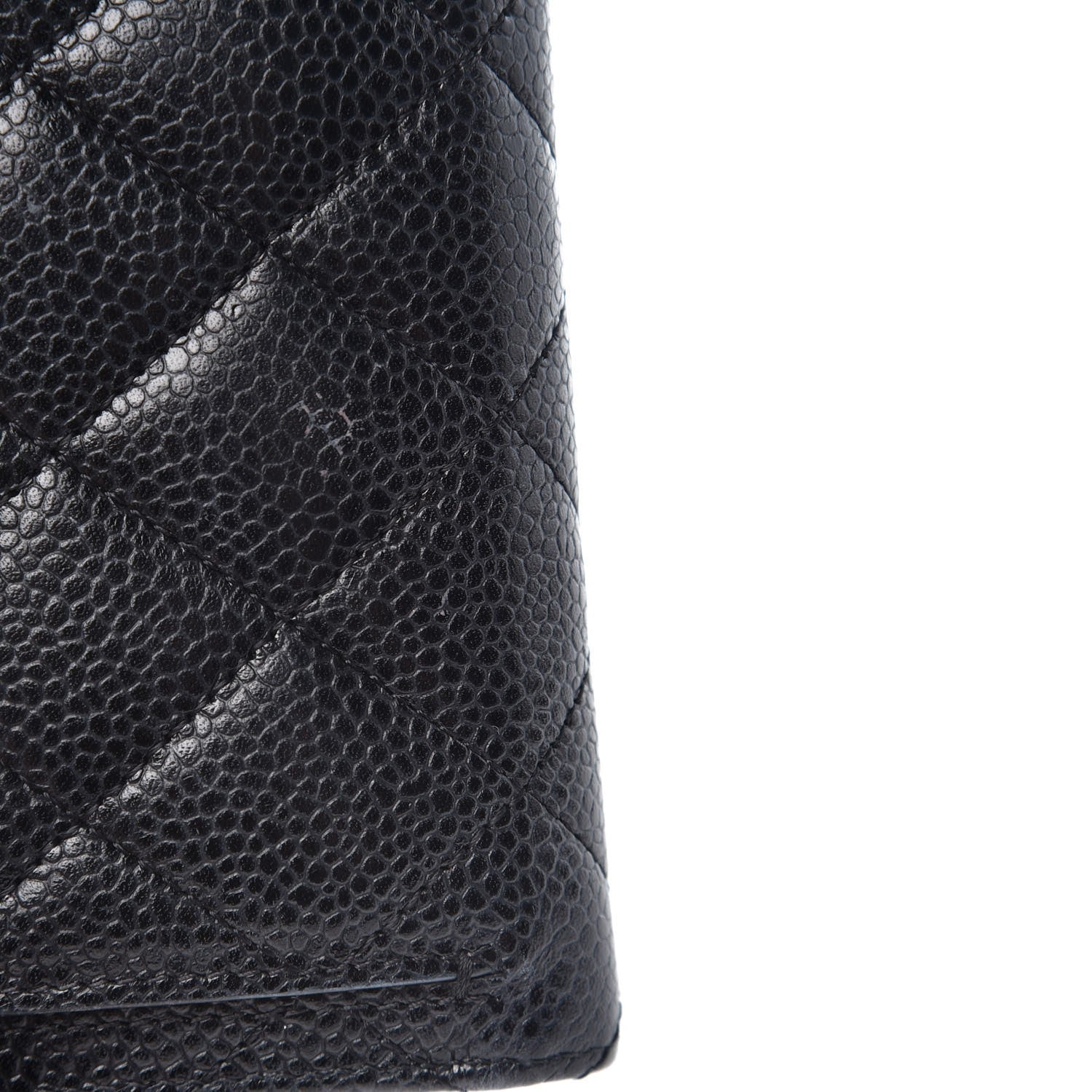 Chanel Caviar Quilted Compact Flap Wallet Black 9 of 10