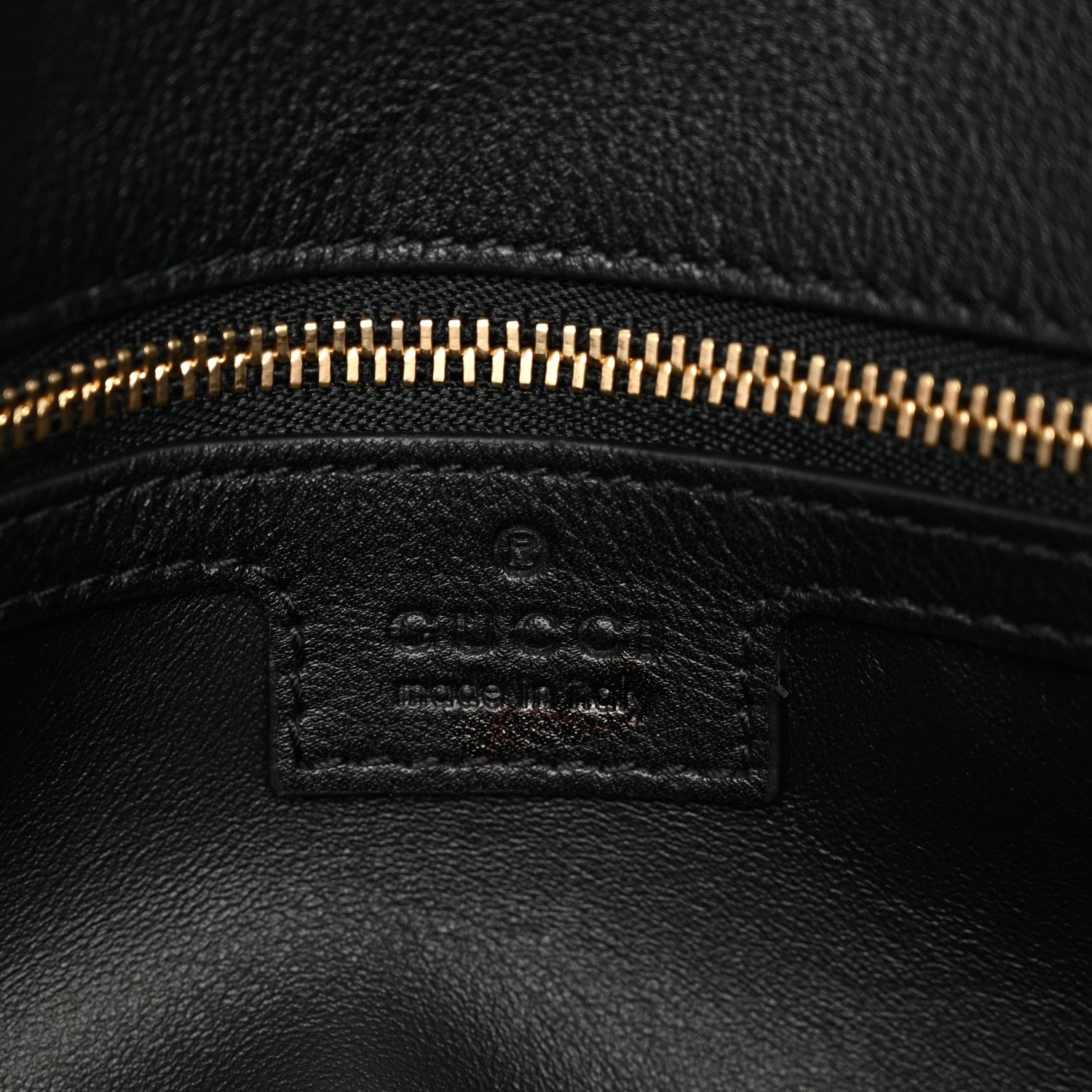 Gucci Roxy Calfskin Blondie Chain Shoulder Flap Bag Black 6 of 11