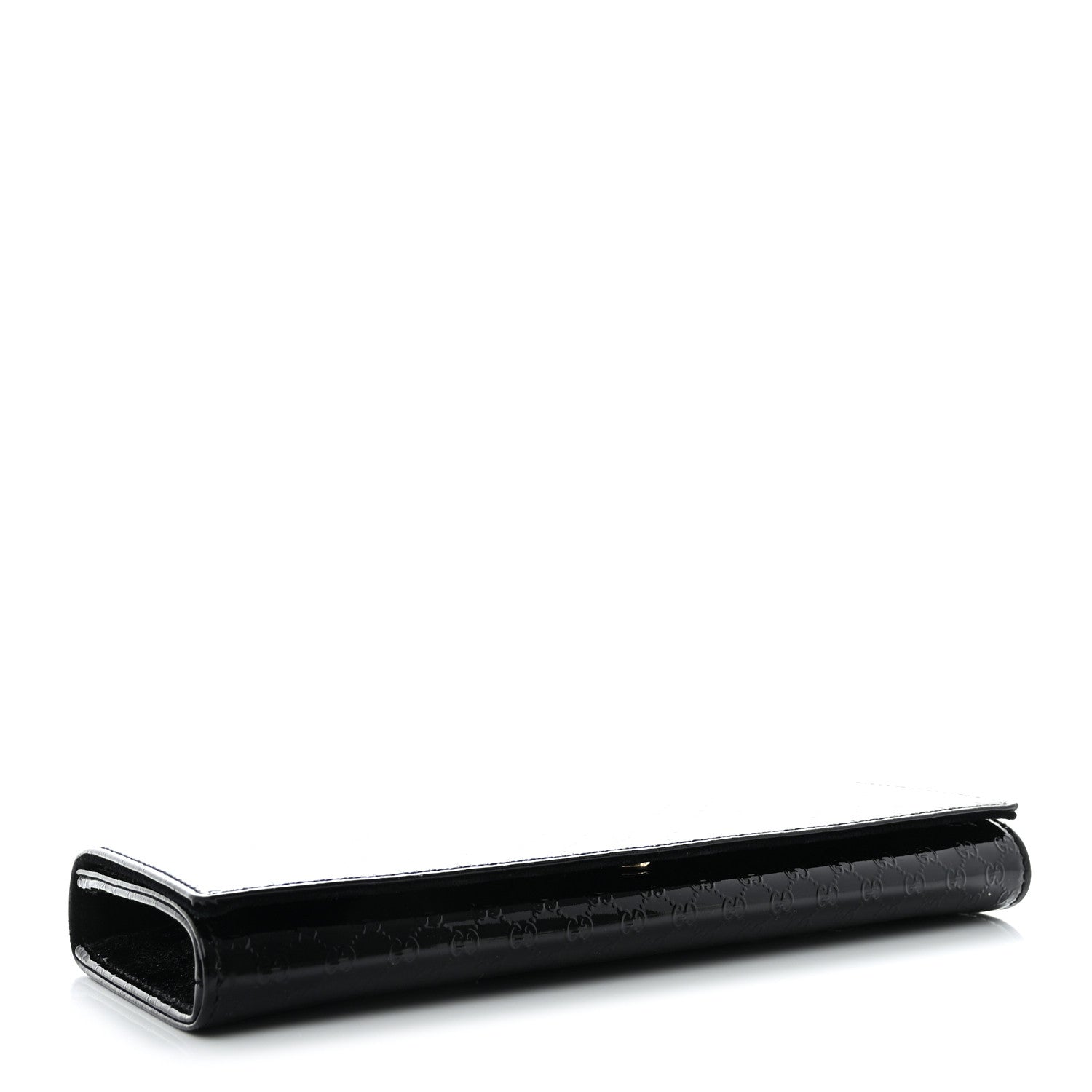 Gucci Patent Microguccissima Small Broadway Clutch Black 4 of 9