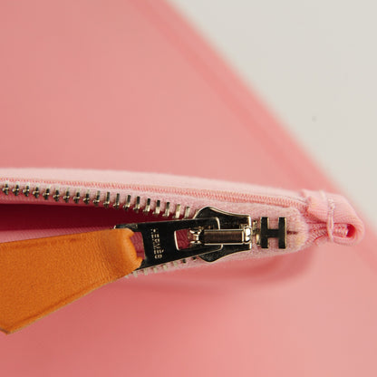 Hermes Toile Vache Hunter Herbag Zip 39 MM Rose Sakura 7 of 12
