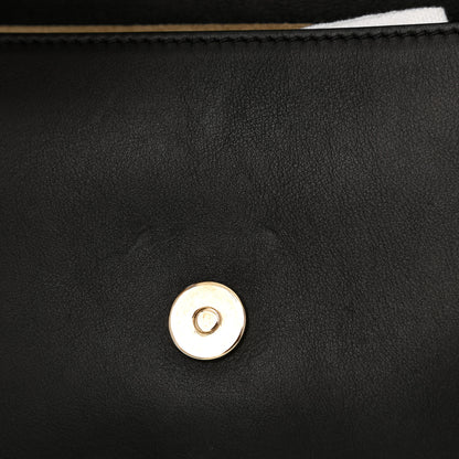 Chloe Suede Calfskin Medium Faye Shoulder Bag Black 15 of 16