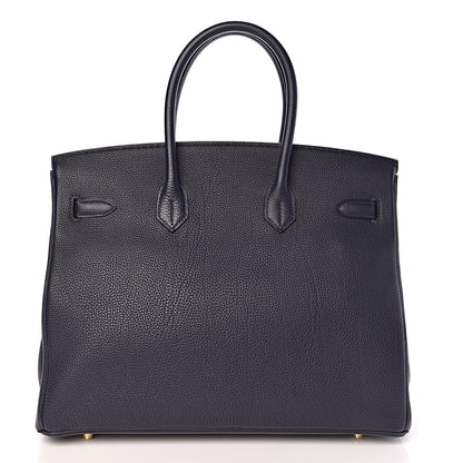 Hermes Togo Birkin 35 Bleu Nuit 4 of 34