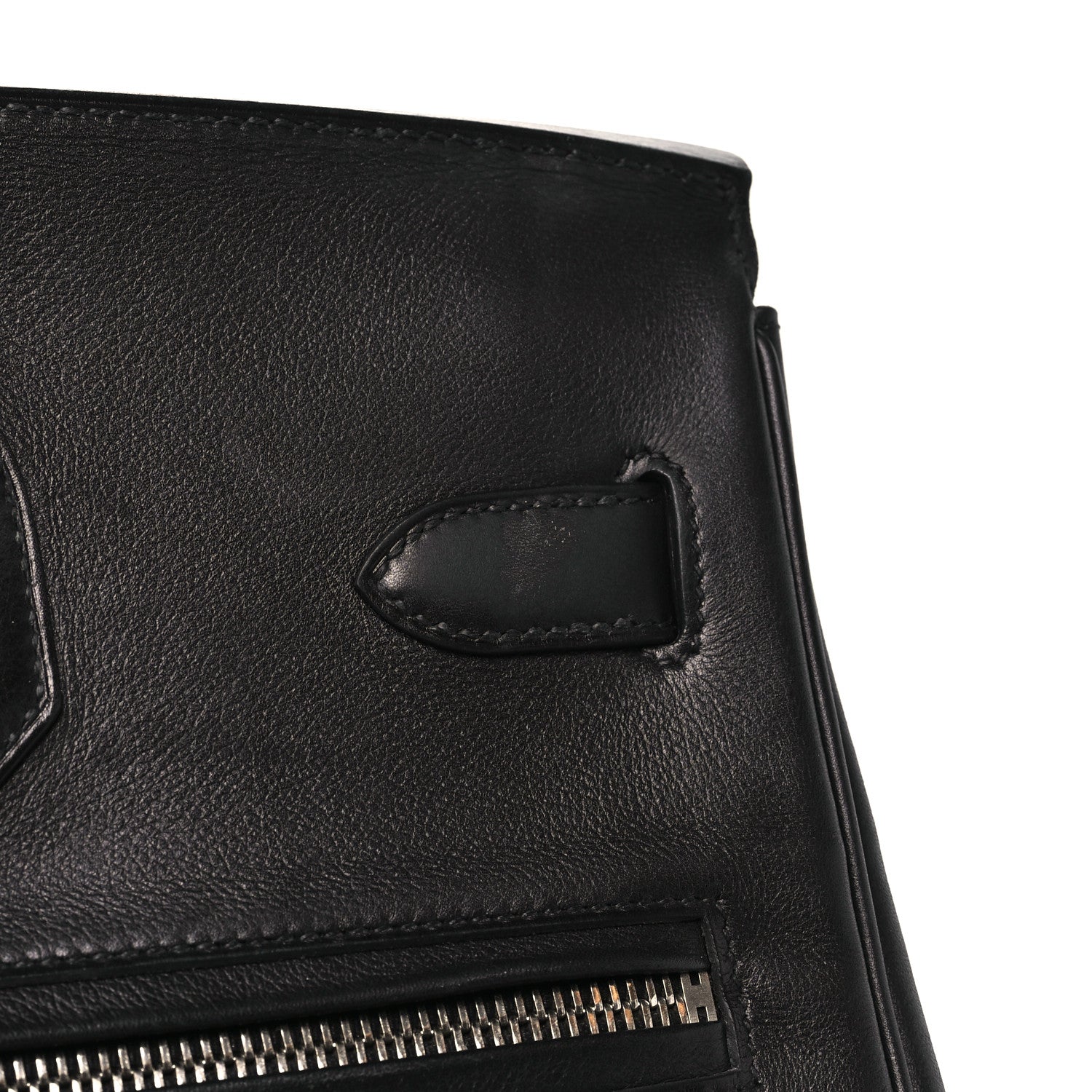 Hermes Veau Volupto Rock HAC Birkin 40 Black 10 of 12