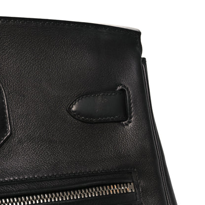 Hermes Veau Volupto Rock HAC Birkin 40 Black 10 of 12