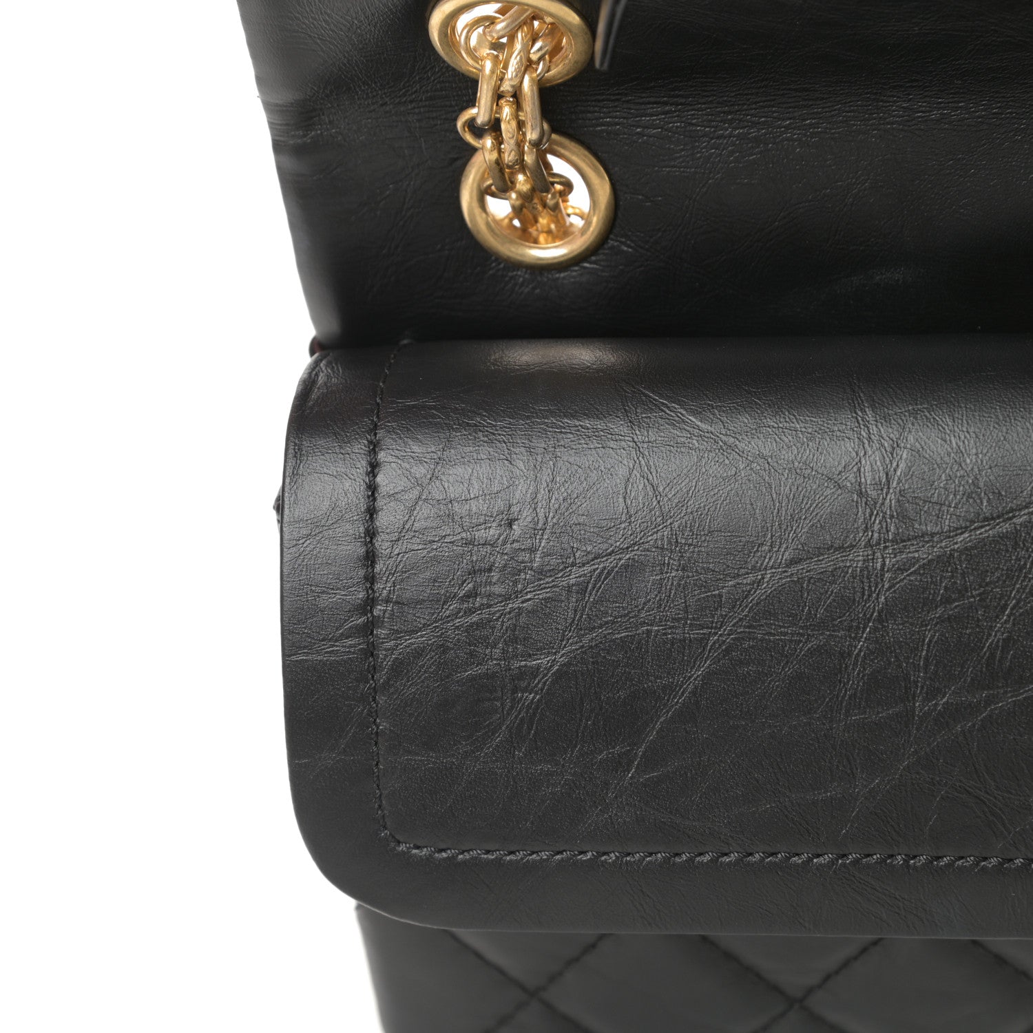 Chanel Aged Calfskin Quilted 2.55 Reissue 226 Flap Black 11 of 14