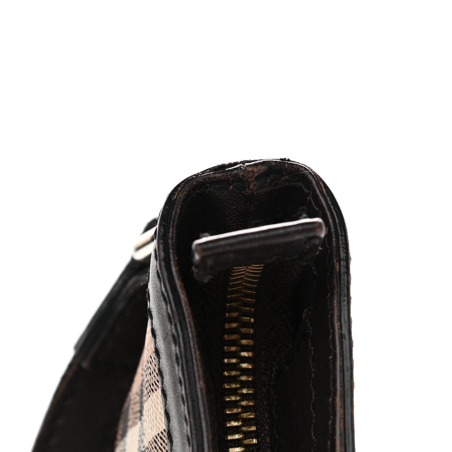 Burberry Haymarket Check Hartham Crossbody Chocolate 11 of 14