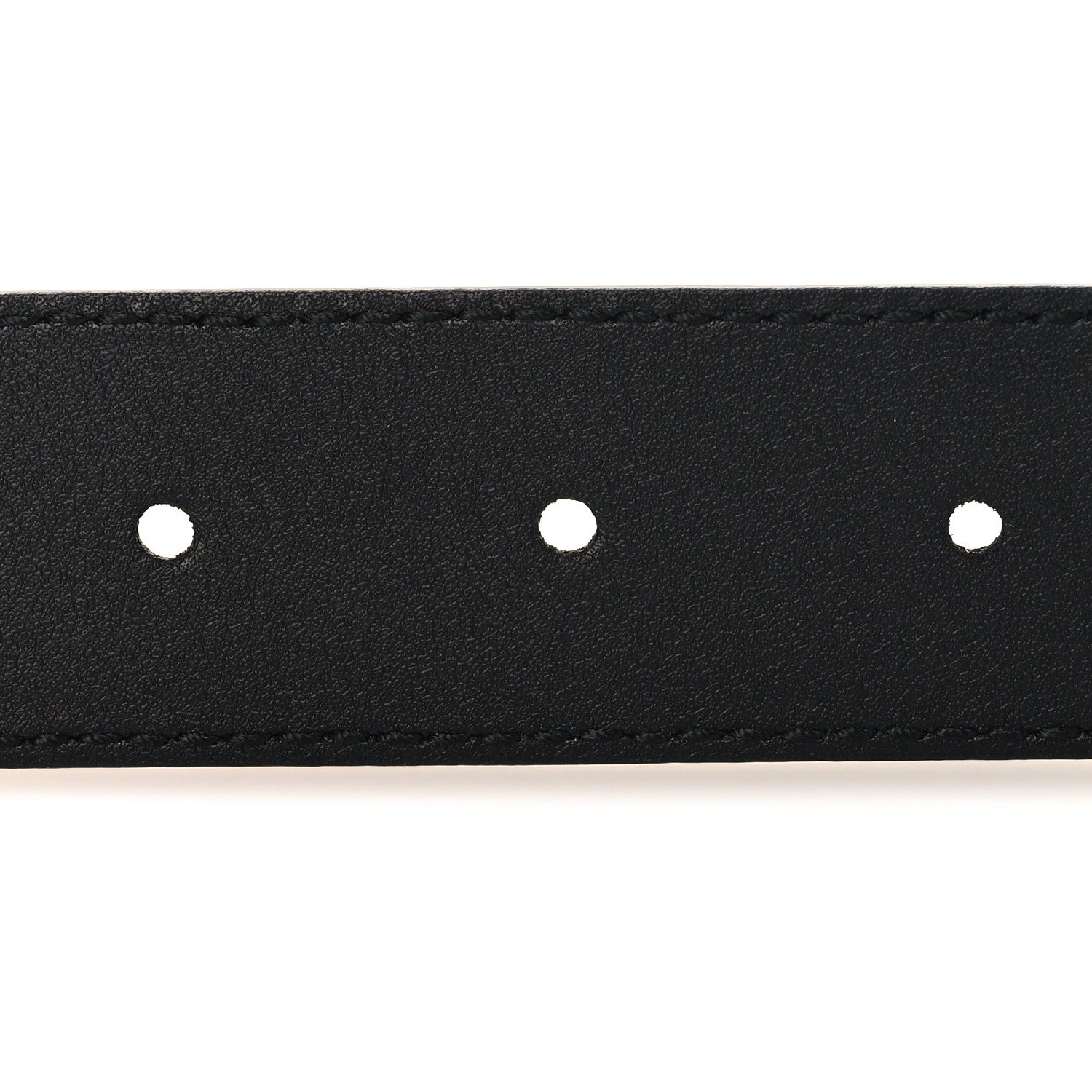 Gucci Calfskin Mens Interlocking G Belt 75 30 Black 4 of 5