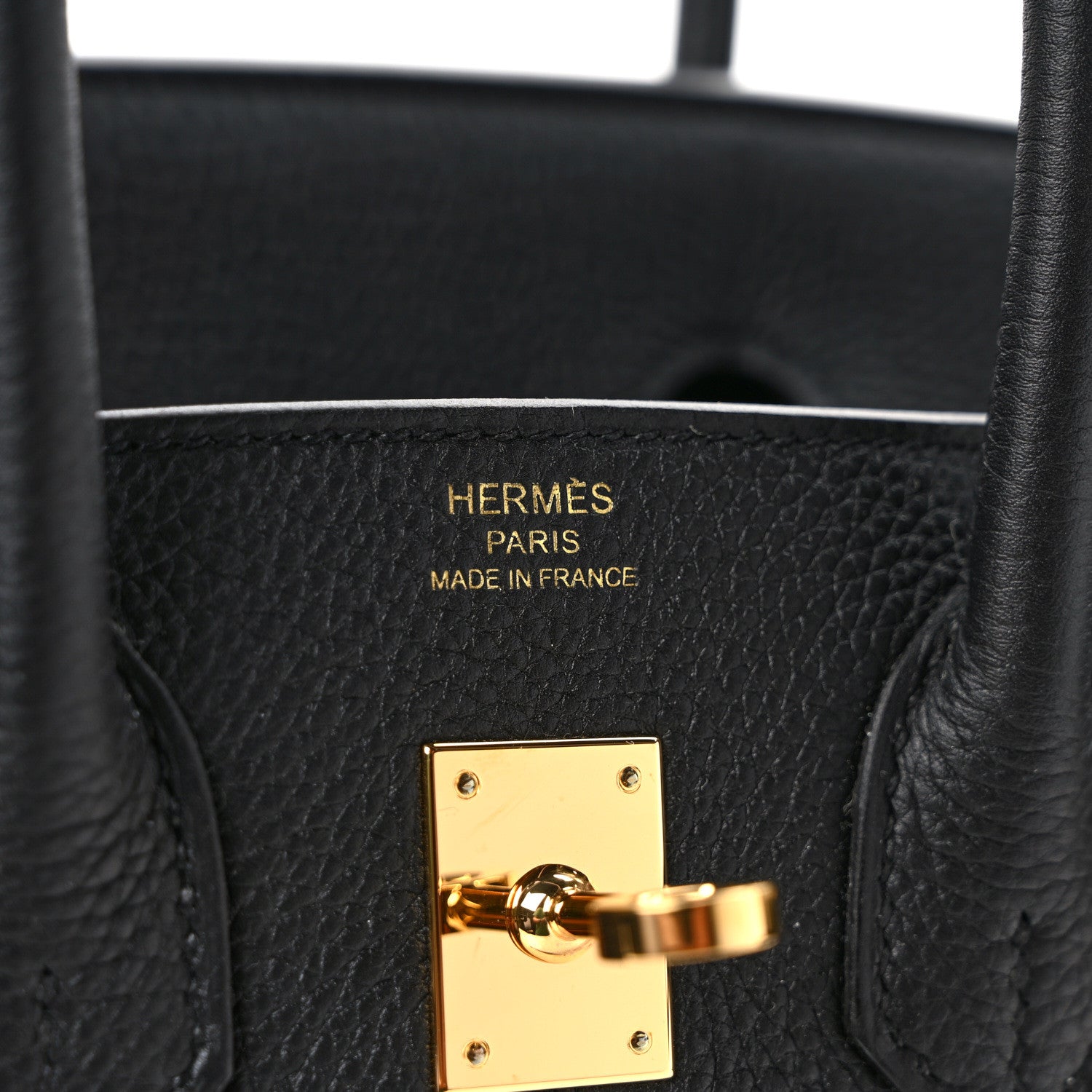 Hermes Togo Birkin 25 Black 6 of 9