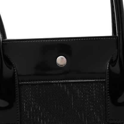 Saint Laurent Mesh Patent Rive Gauche Tote Black 7 of 12