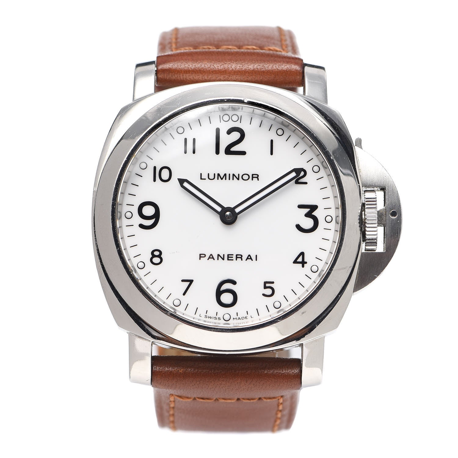 Panerai Stainless Steel Calfskin 44mm Luminor Marina Manual Winding Watch PAM00114 1 of 14