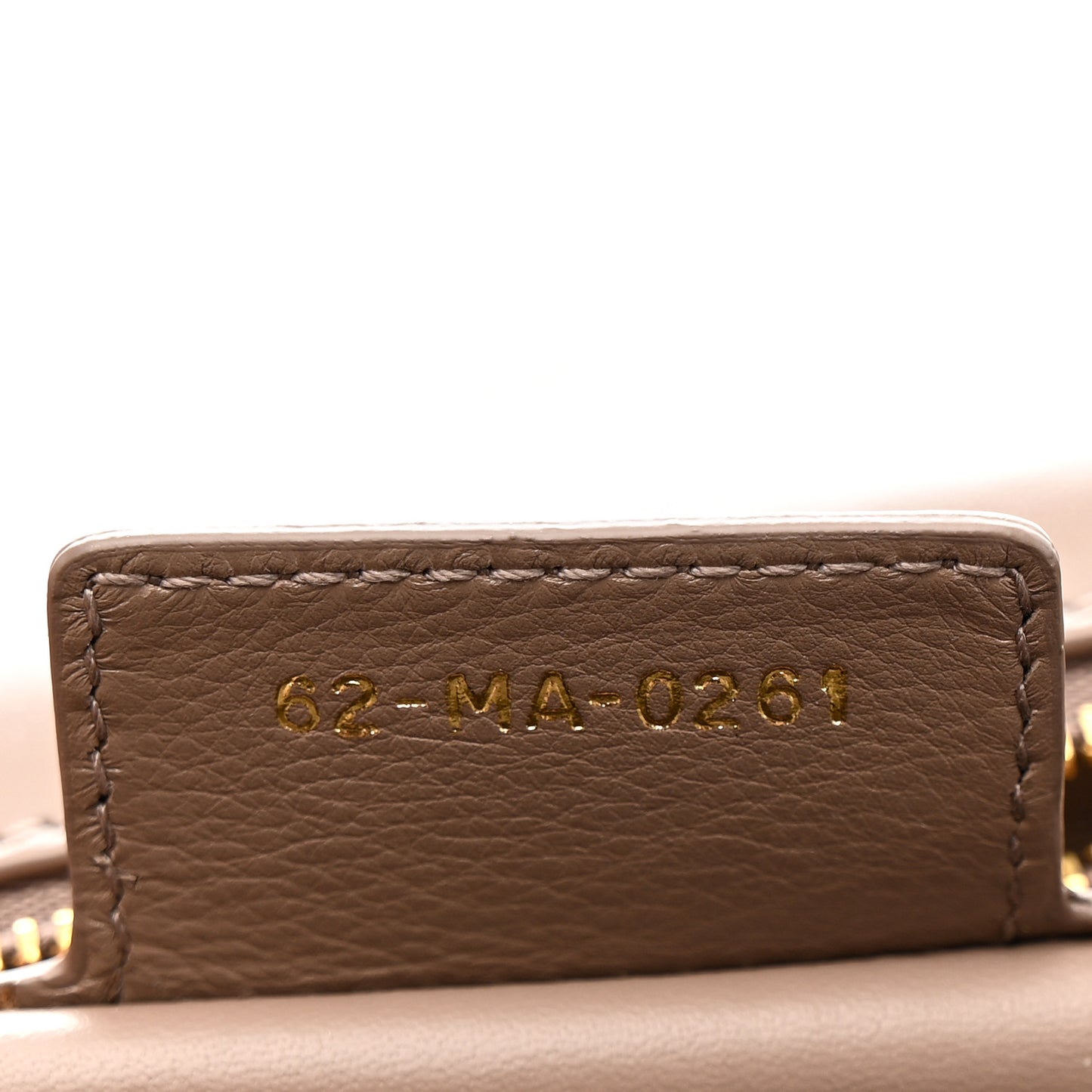 Calfskin Cannage Medium Caro Bag Taupe