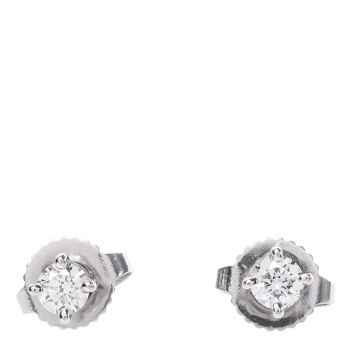 Platinum Diamond .22ctw Solitaire Earrings