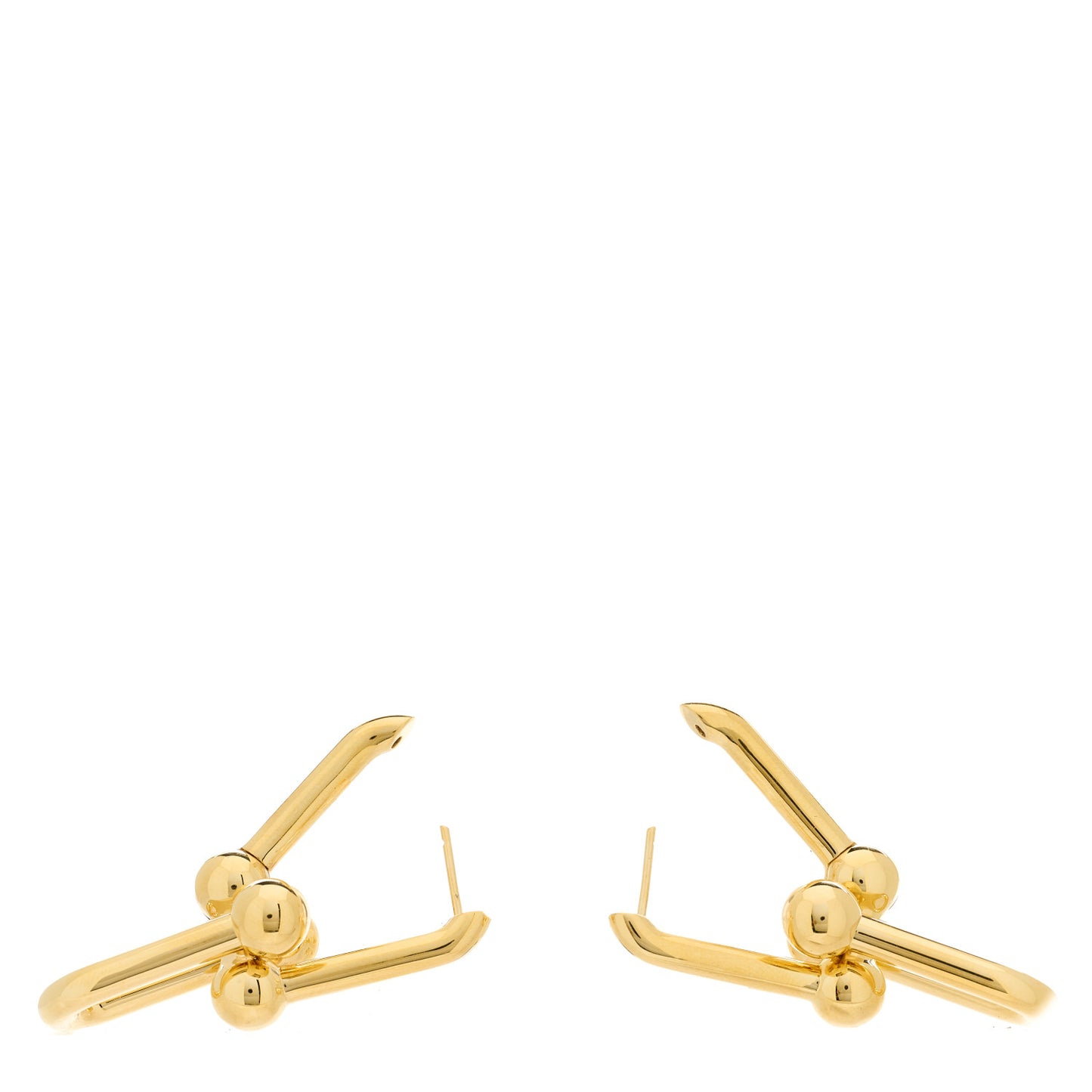 18K Yellow Gold Extra Large HardWear Link Earrings
