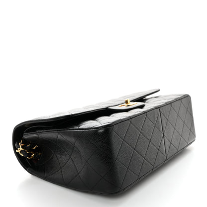 Chanel Caviar Quilted Jumbo Double Flap Black 4 of 10