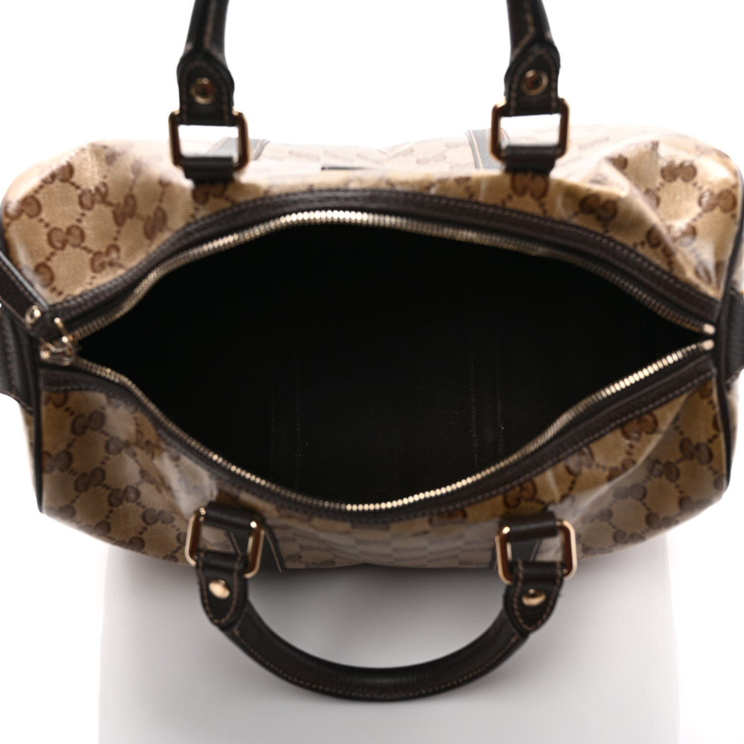 Gucci Crystal Monogram Medium Joy Boston Dark Brown 5 of 9