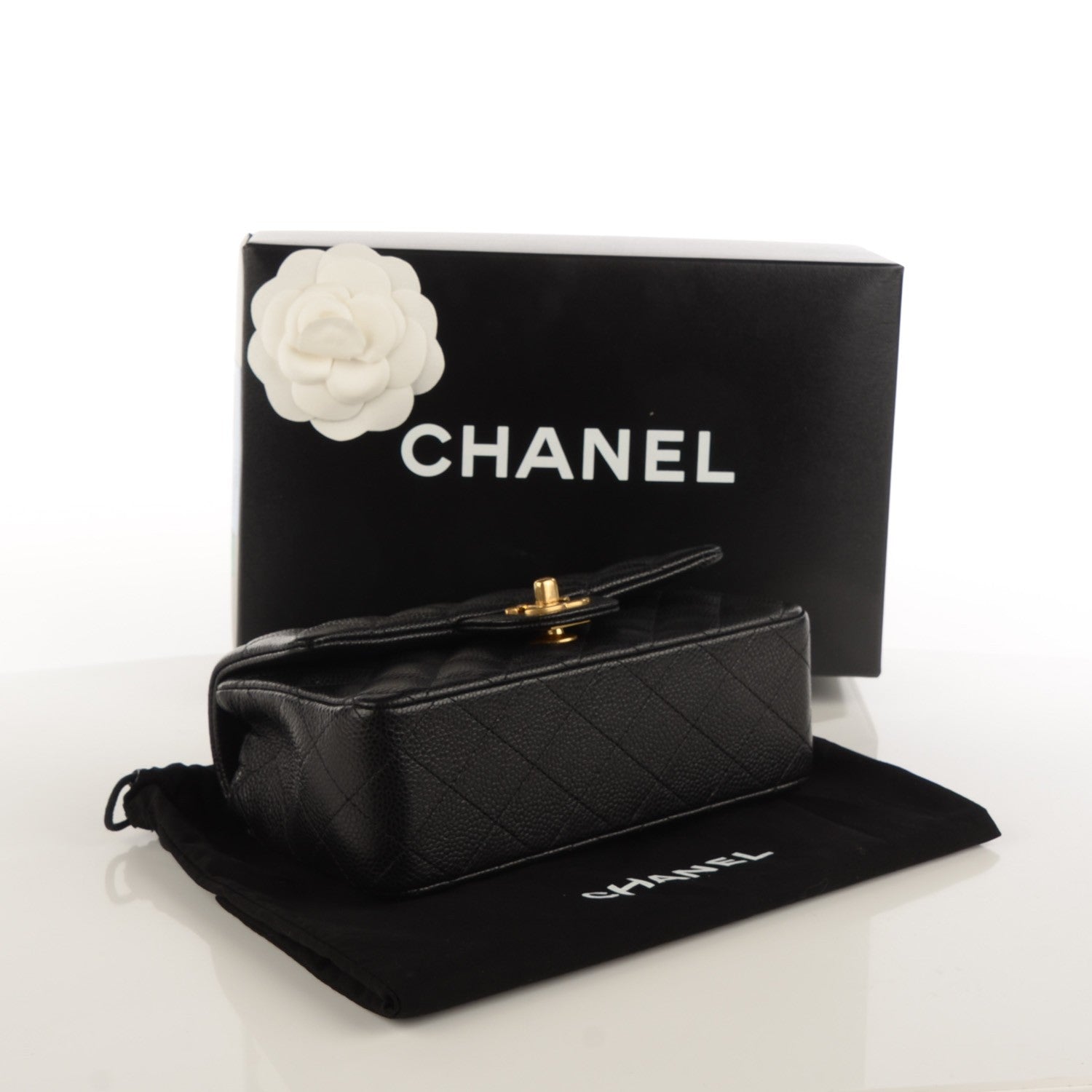 Chanel Caviar Quilted Mini Rectangular Flap Black 4 of 8