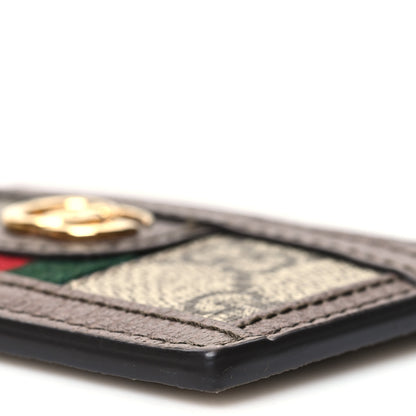 Gucci GG Supreme Monogram Ophidia Card Holder Brown 9 of 10