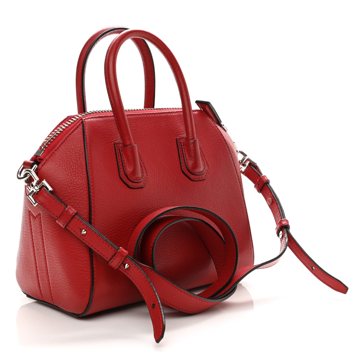 Sugar Goatskin Mini Antigona Red