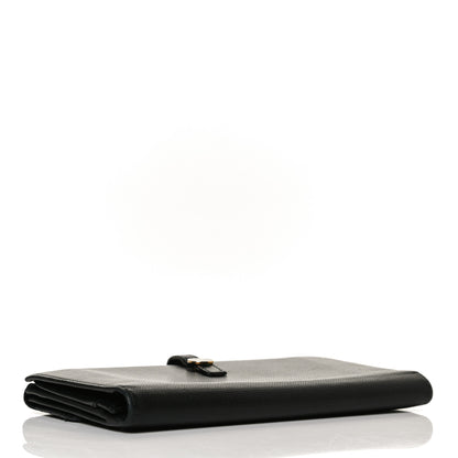 Chanel Grained Calfskin CC Button Long Wallet Black 4 of 14