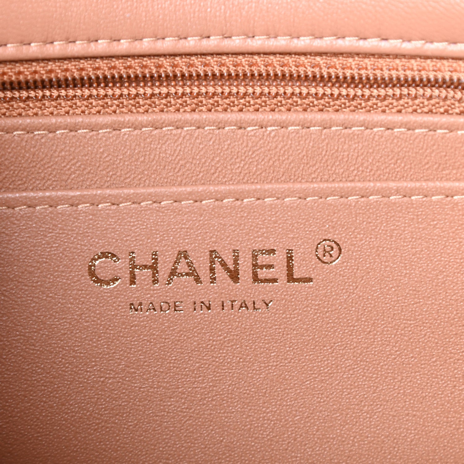 Chanel Lambskin Quilted Mini Square Flap Brown 6 of 9