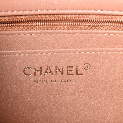 Chanel Lambskin Quilted Mini Square Flap Brown 6 of 9