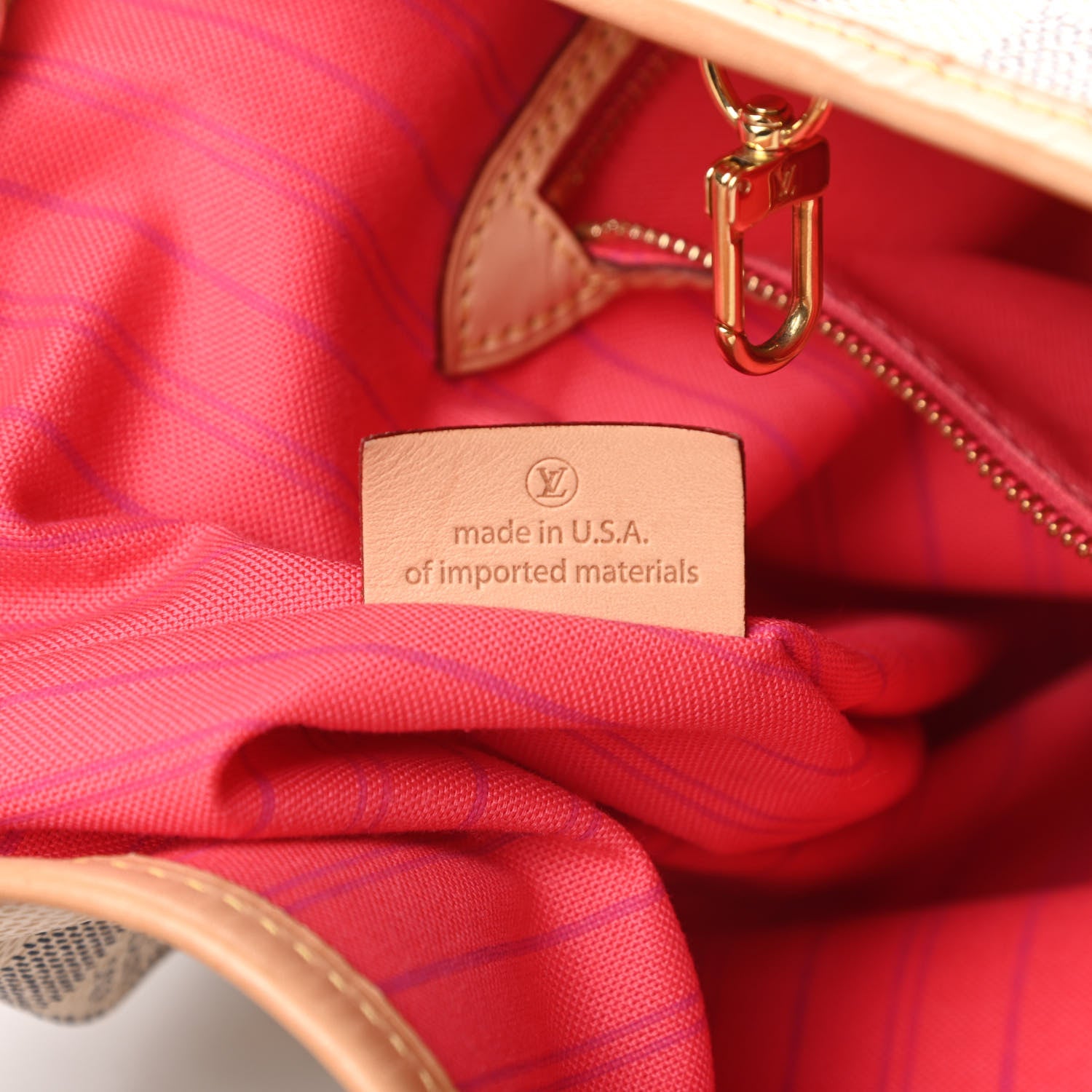Louis Vuitton Damier Azur Delightful PM Pink 7 of 15