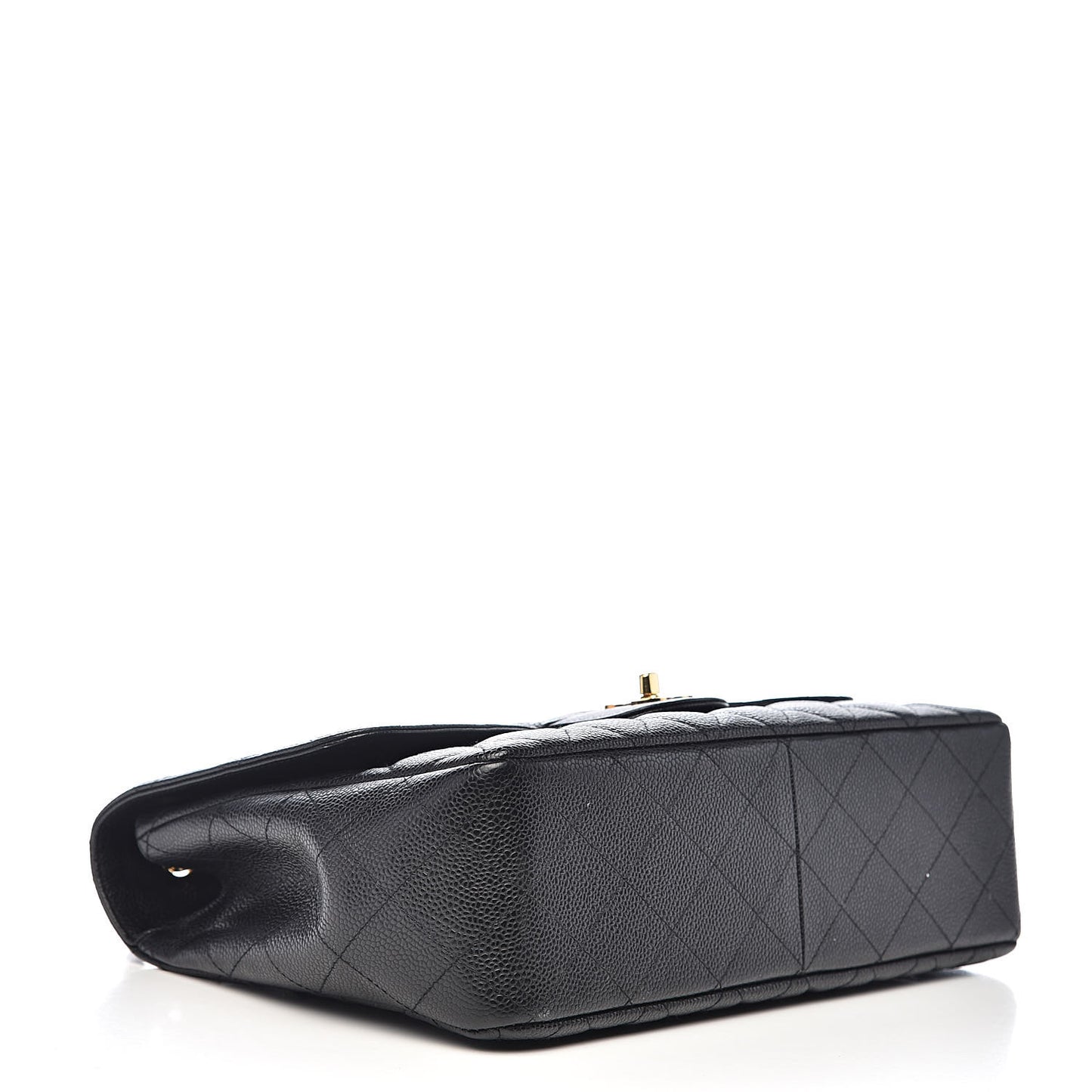 Caviar Quilted Jumbo Single Flap Black