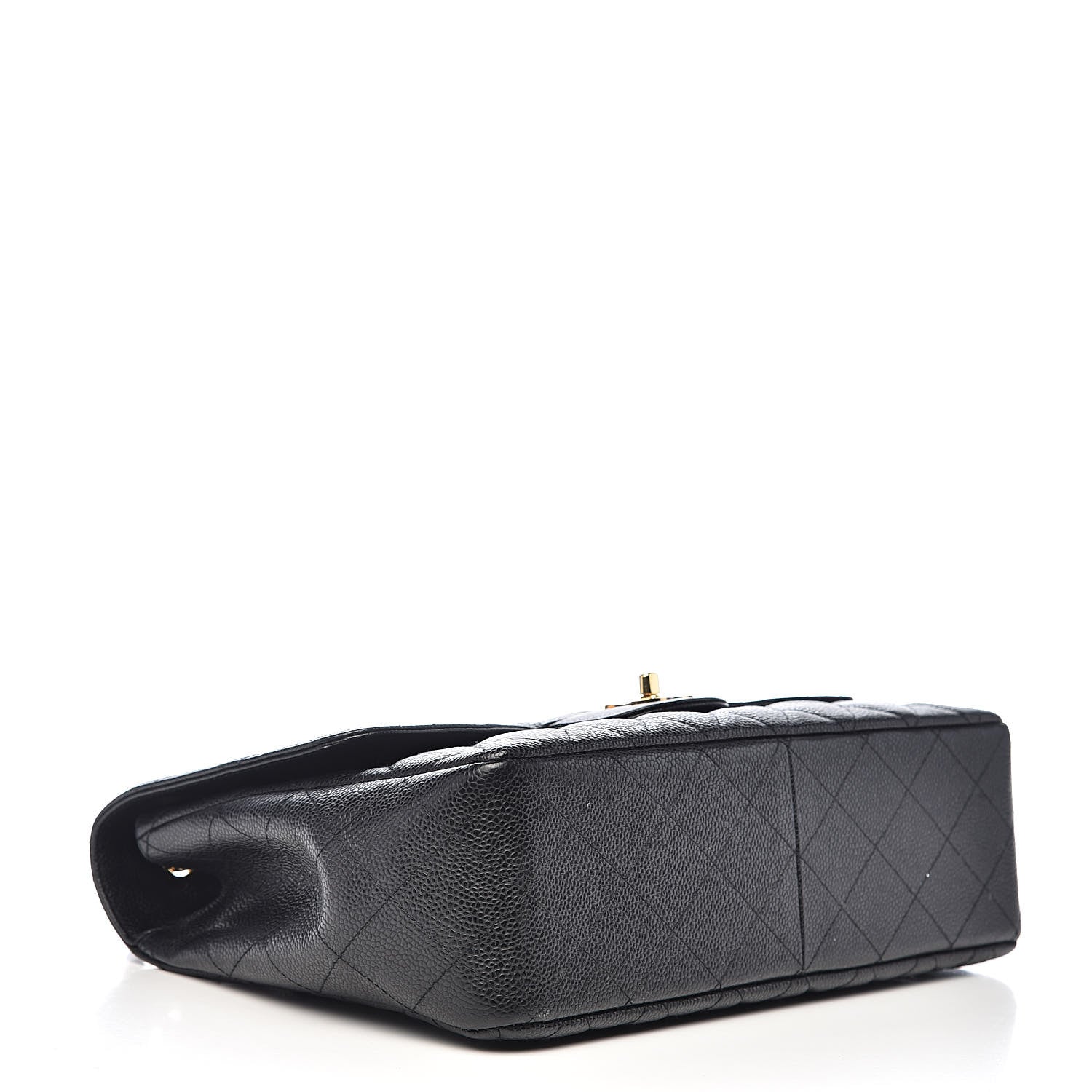 Chanel Caviar Quilted Jumbo Single Flap Black 4 of 15