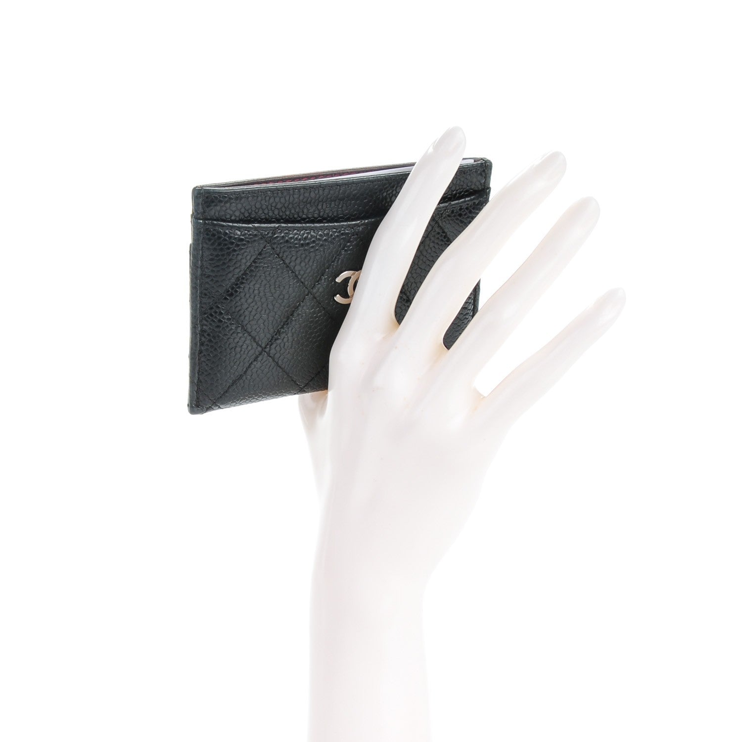 Chanel Caviar Quilted Card Holder Black 2 of 8