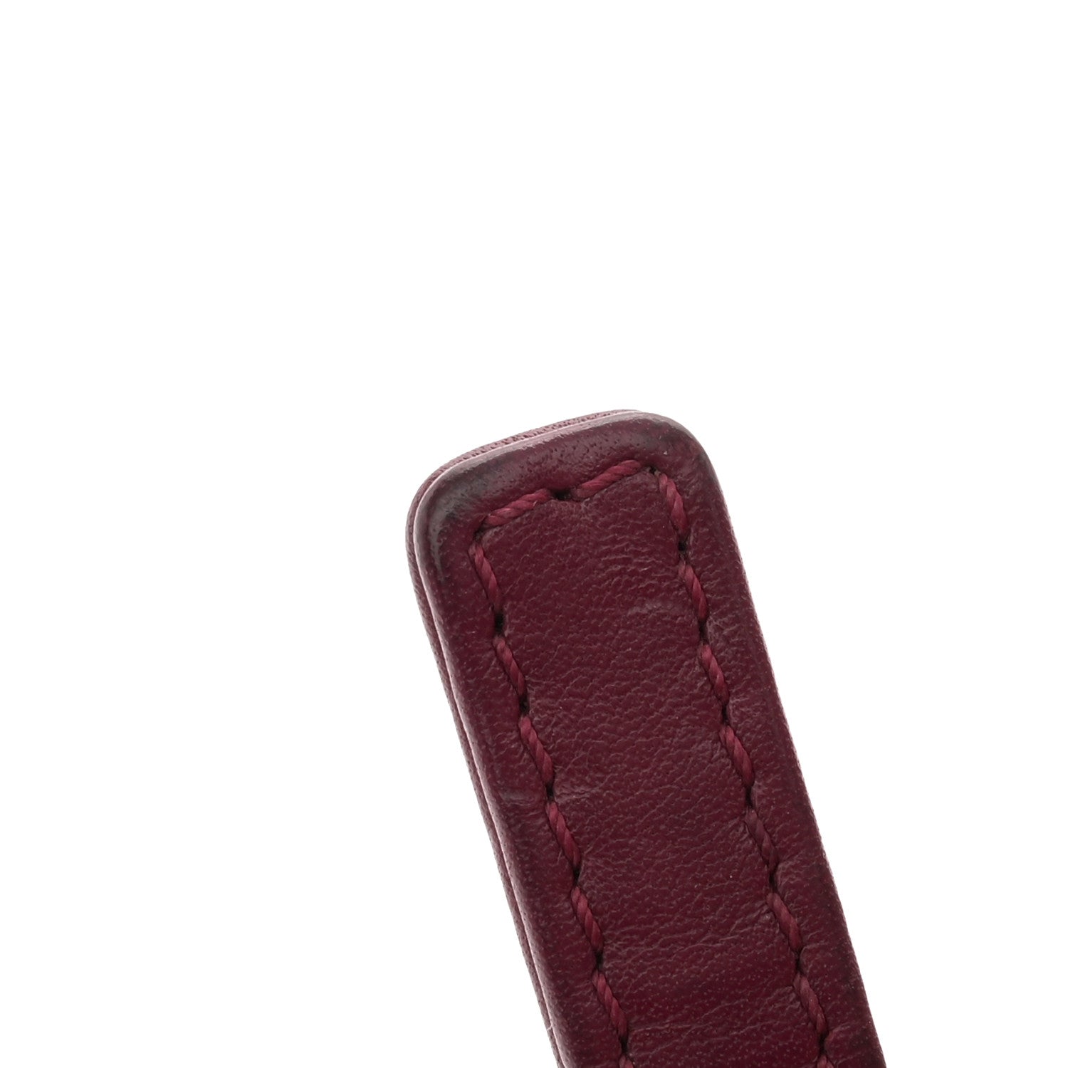 Chanel Caviar Quilted Small CC Filigree Vanity Case Burgundy 14 of 14