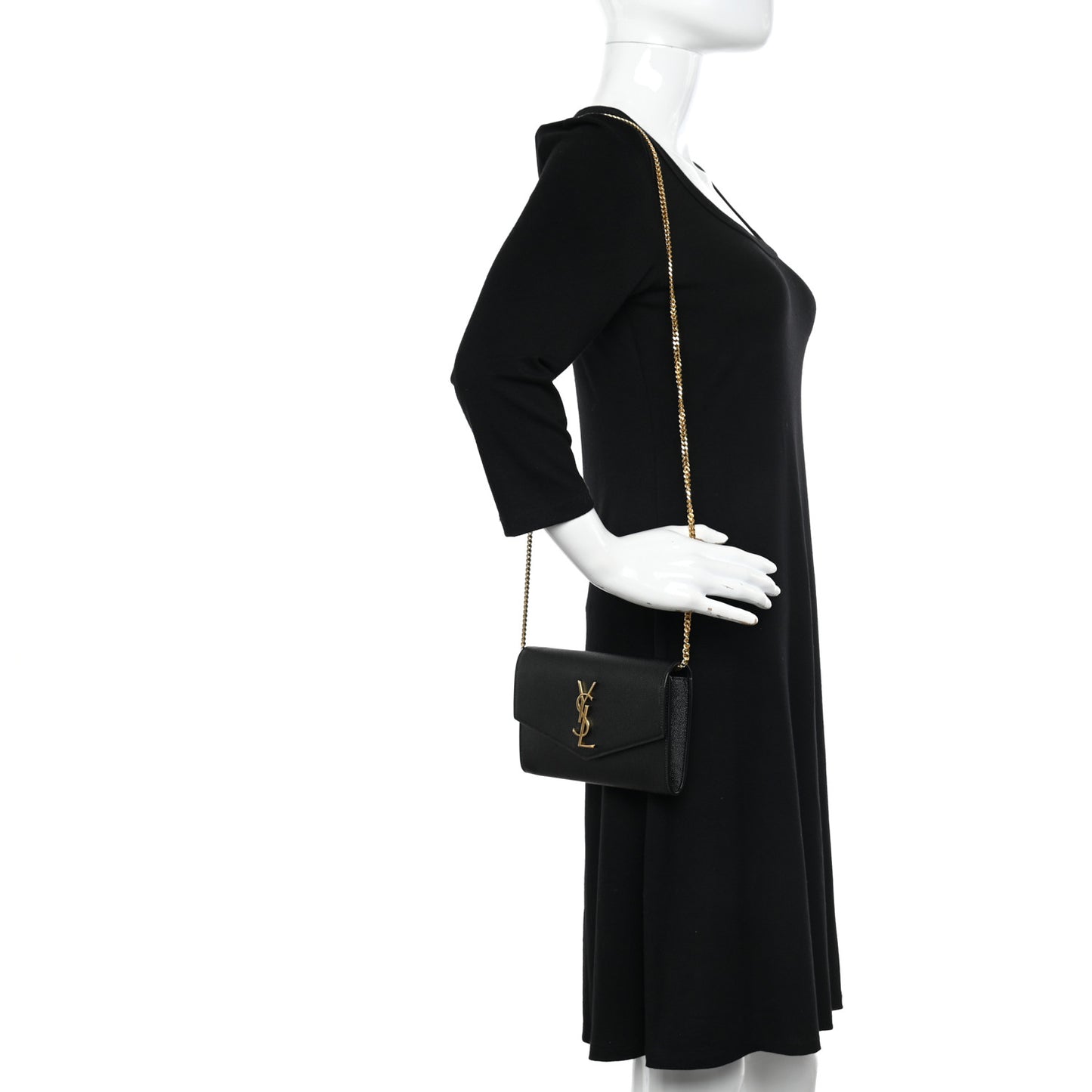 Grain De Poudre Uptown Chain Wallet Black