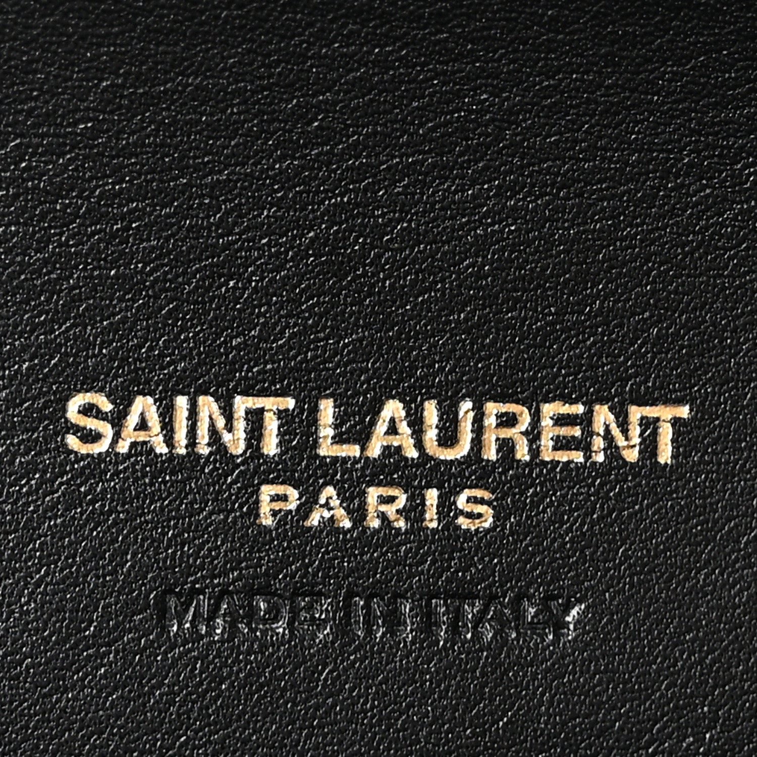 Saint Laurent Nappa Patent Calfskin Two-Toned Monogram Pouch Alabastro Black 6 of 10