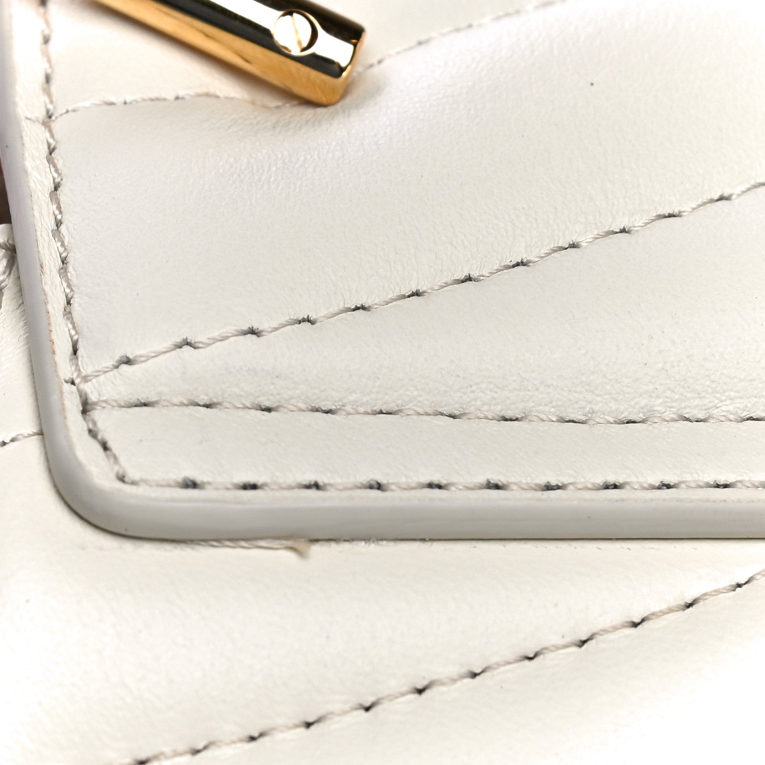 Chloe Calfskin Quilted Drew Bijou Shoulder Bag Natural White 20 of 22