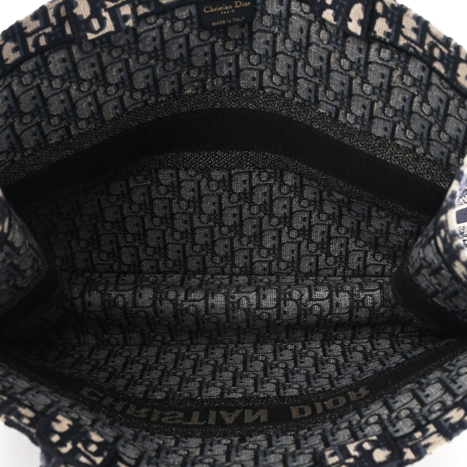 Christian Dior Oblique Large Book Tote Blue Multicolor 5 of 10
