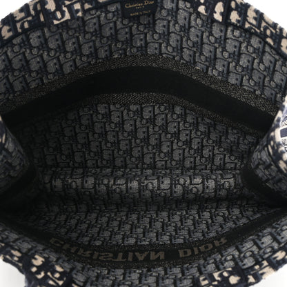 Christian Dior Oblique Large Book Tote Blue Multicolor 5 of 10