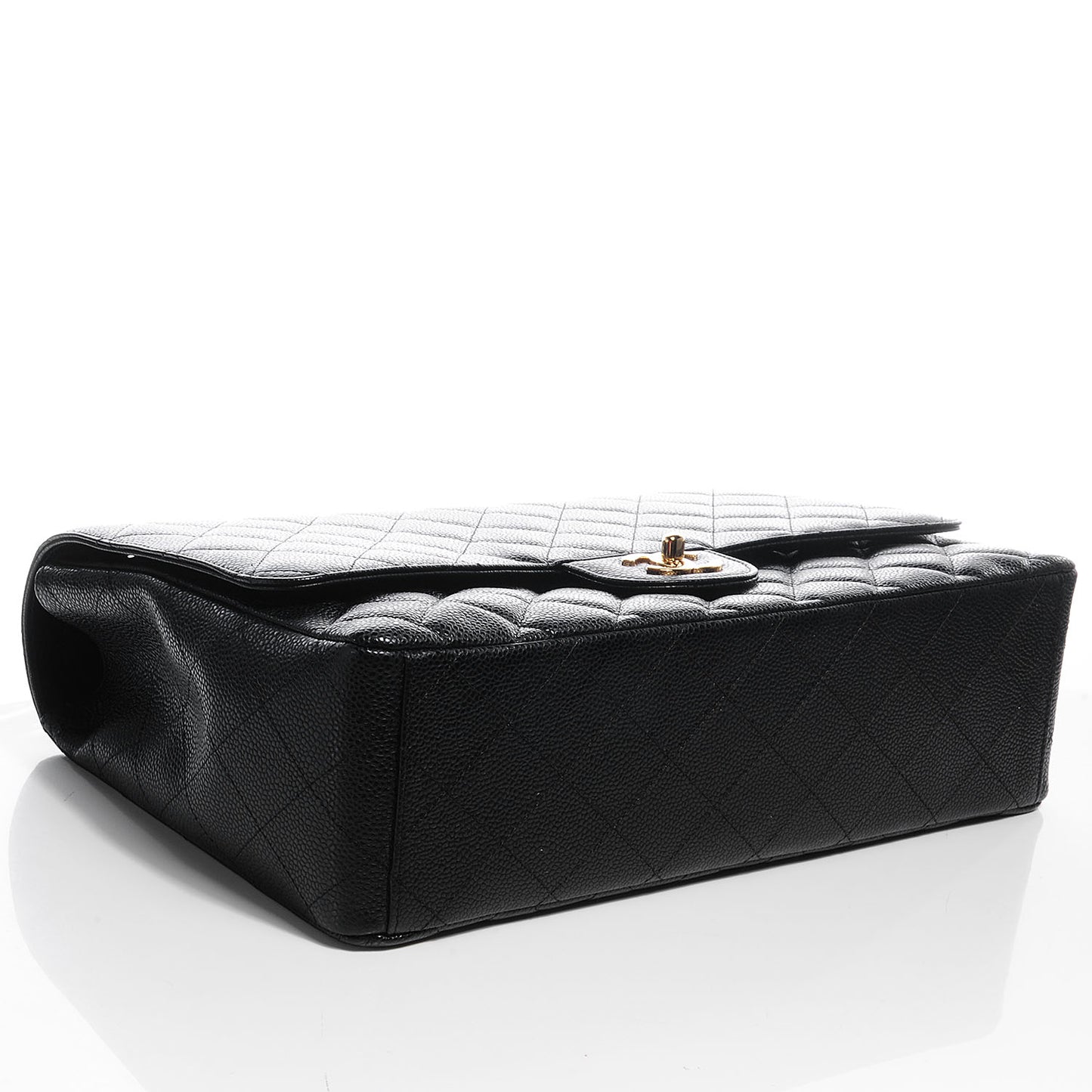 Caviar Maxi Single Flap Black