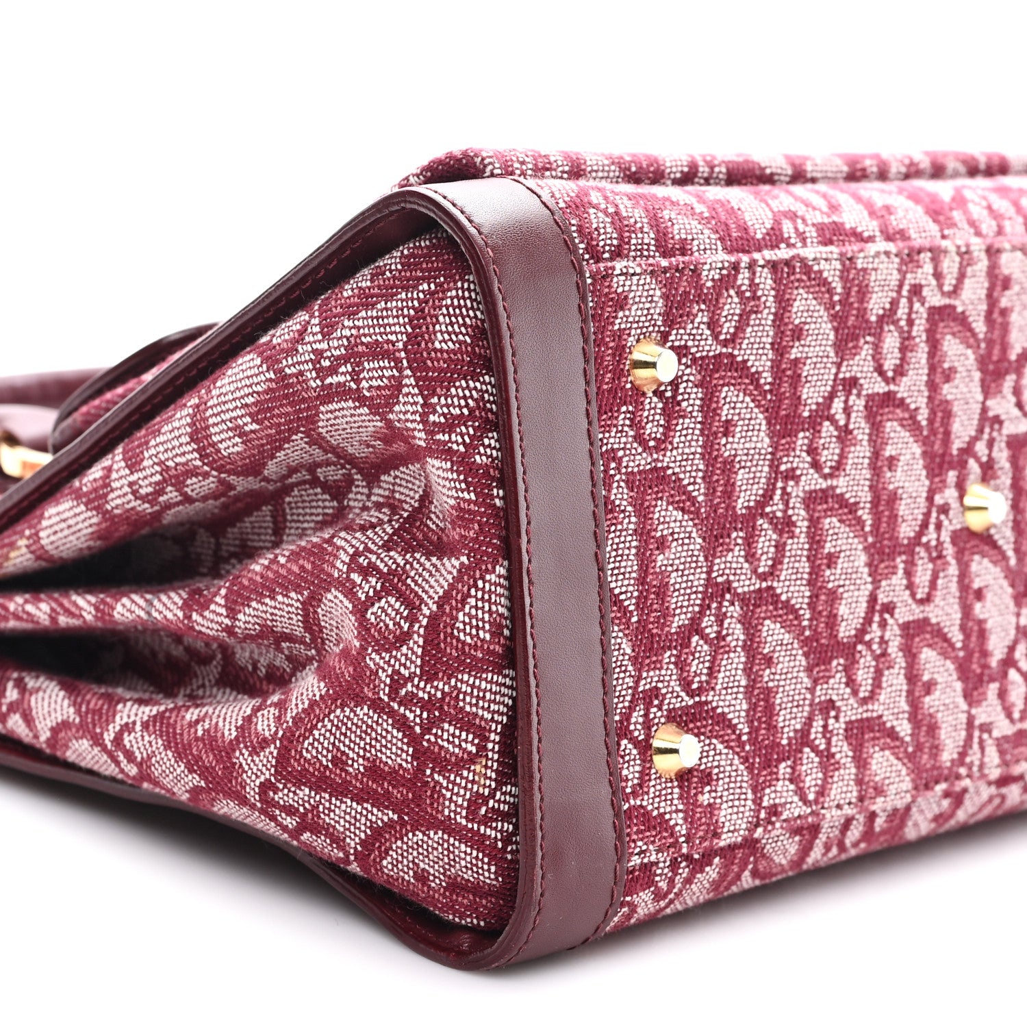 Christian Dior Monogram Pocket Tote Red 9 of 11