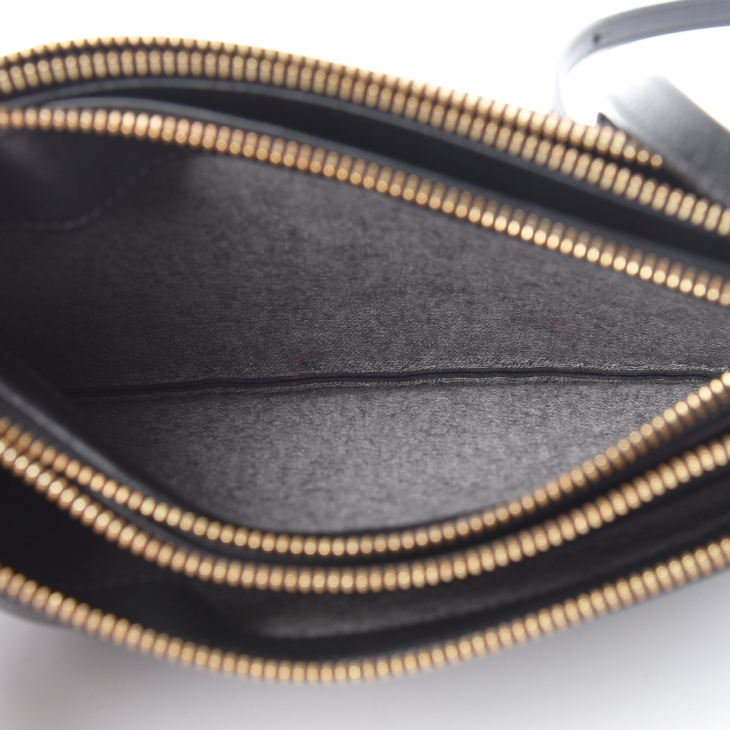 Lambskin Small Trio Crossbody Bag Black