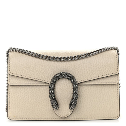 Gucci Dollar Calfskin Crystal Super Mini Dionysus Shoulder Bag Mystic White Black Diamond 1 of 10