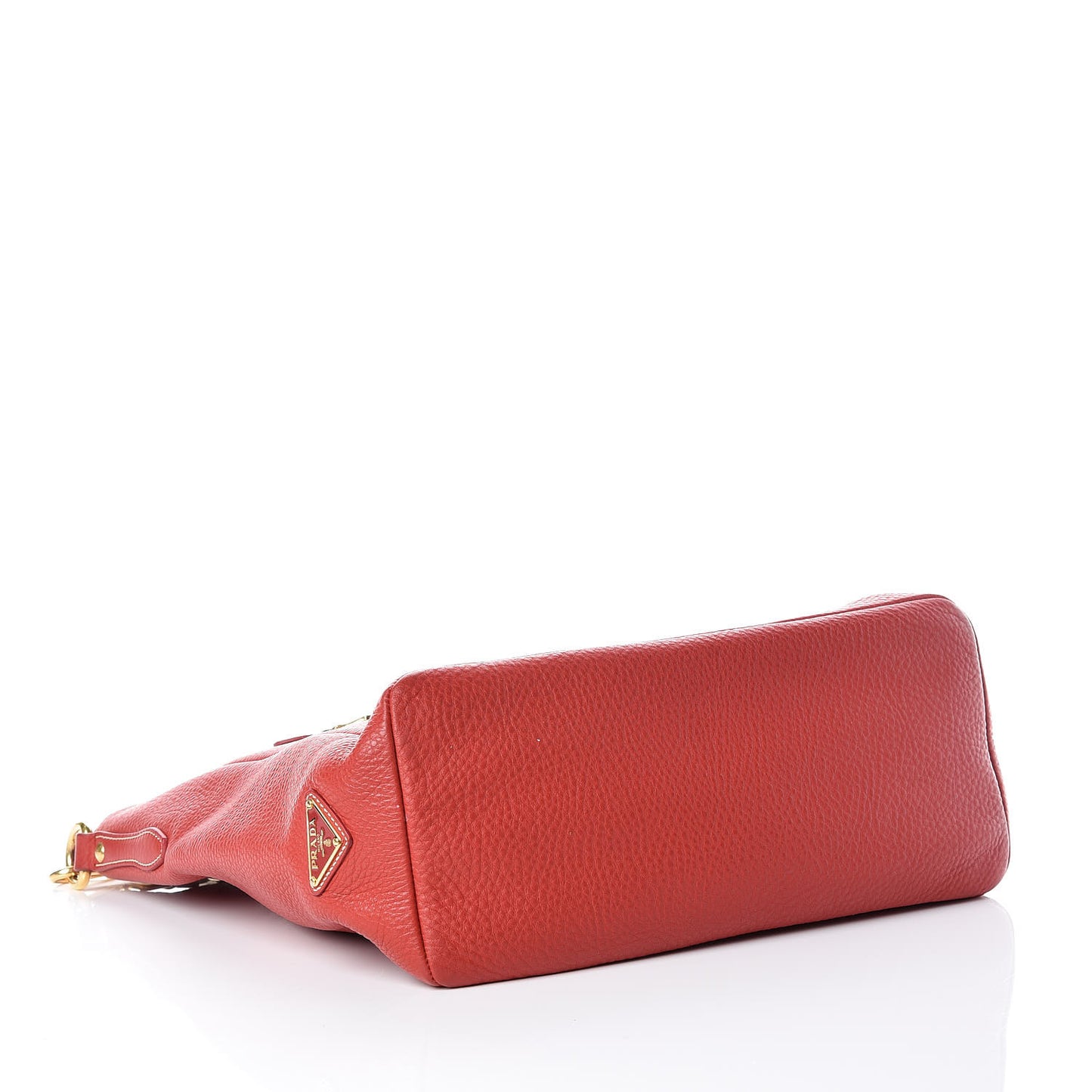 Vitello Daino Shoulder Bag Fuoco