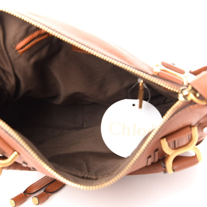 Chloe Calfskin Medium Marcie Satchel Tan 5 of 10
